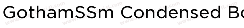 GothamSSm Condensed Book字体转换